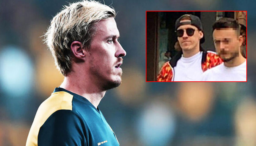 Fenerbahçeden ayrılan Max Kruse korumalarıyla ortaya çıktı Yeni adresi...