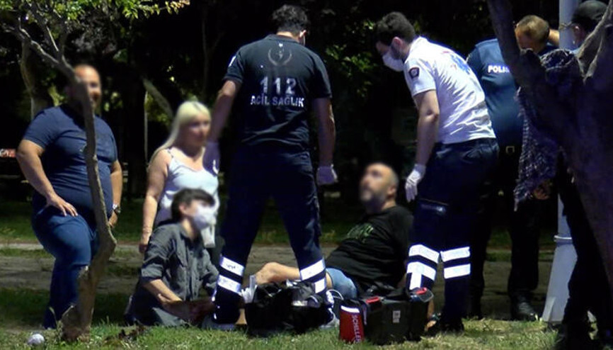 Kadıköyde evlilik teklifi için gittikleri parkta kurşunların hedefi oldular