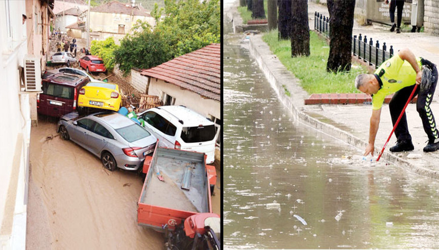 Marmara Bölgesinde dolu, sel, taşkın; 2 ölü, 4 kayıp... Süper hücreler vuruyor