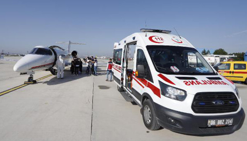 Diyabet hastası Nihal, Türkmenistandan ambulans uçakla getirildi