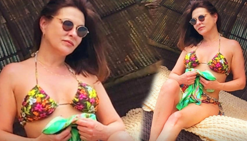 Aydan Şenerden bikinili paylaşım Kim der 57 yaşında