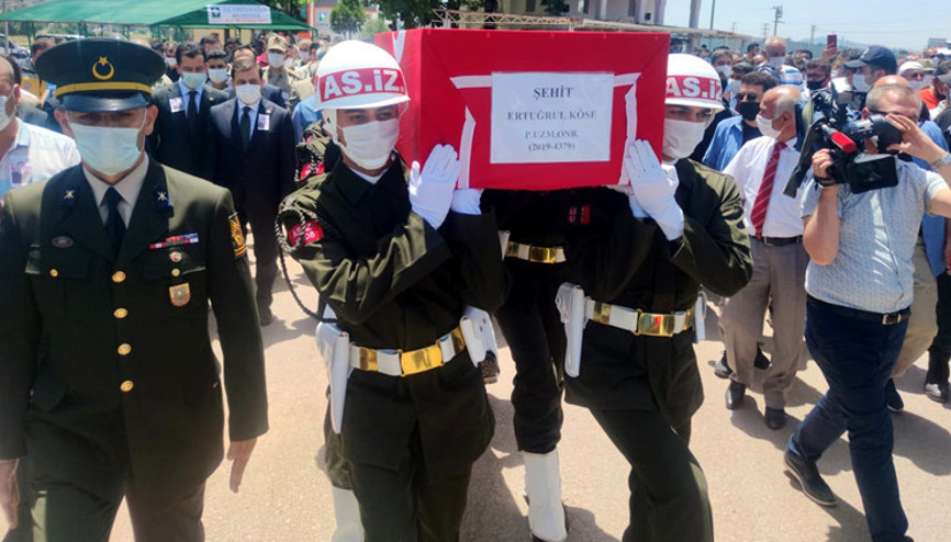 Şehit Piyade Uzman Onbaşı Köse, son yolculuğuna uğurlandı