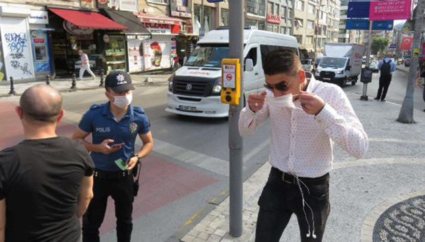 Kadıköyde denetim; Maske takmayanlara ceza