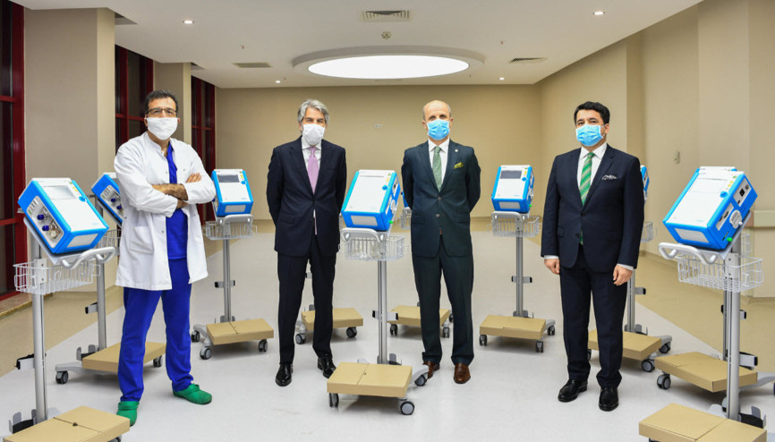 Türkiye Vodafone Vakfından solunum cihazı bağışı