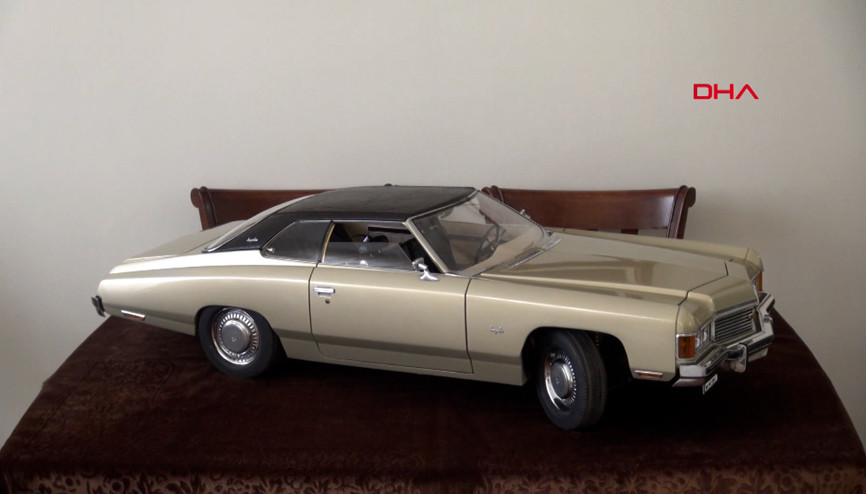 Tutkunu olduğu klasik otomobilin minyatürünü 36 yılda yaptı Tutkunu olduğu klasik otomobilin minyatürünü 36 yılda yaptı