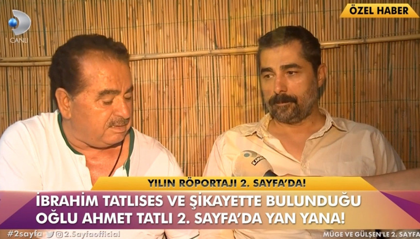 Küslük kısa sürdü... İbrahim Tatlıses ile Ahmet Tatlı barıştı