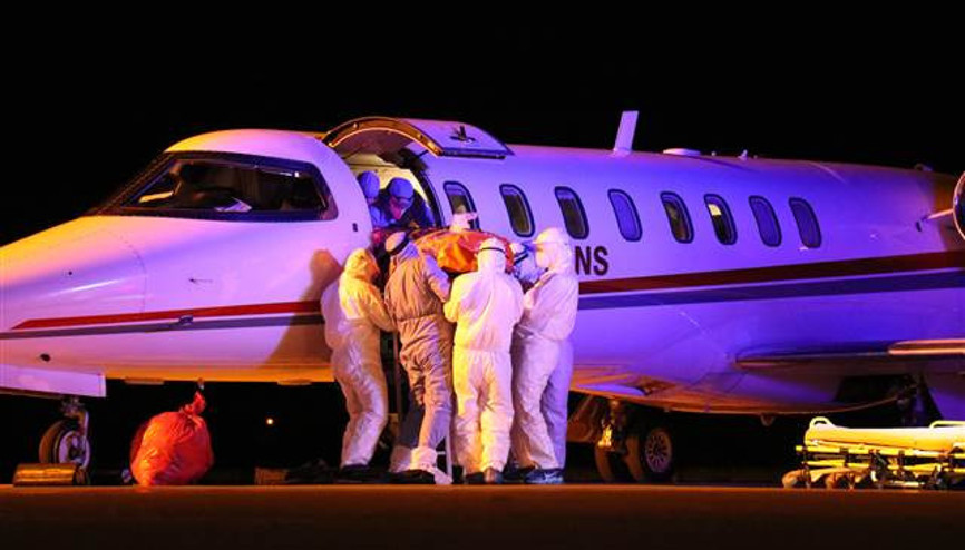 Koronavirüs hastası 2 Türk vatandaşı, ambulans uçakla Rusyadan Bursaya getirildi