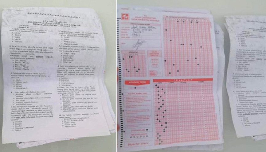 Yolda bulunan sınav kağıtlarına ilişkin Valilikten açıklama