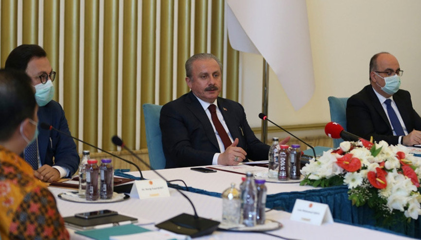 TBMM Başkanı Şentop: Salgın bütün insanları düşünen anlayışın öne çıkması gerektiğini gösterdi TBMM Başkanı Şentop: Salgın bütün insanları düşünen anlayışın öne çıkması gerektiğini gösterdi