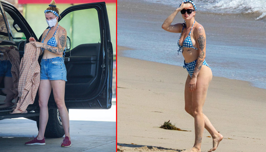 Denize geldik, maske çıksın artık