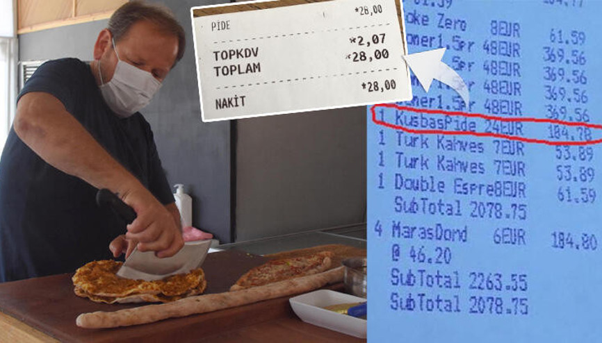 Bodrumda 25 kilometrede 7ye katlanan pide fiyatlarına tepki
