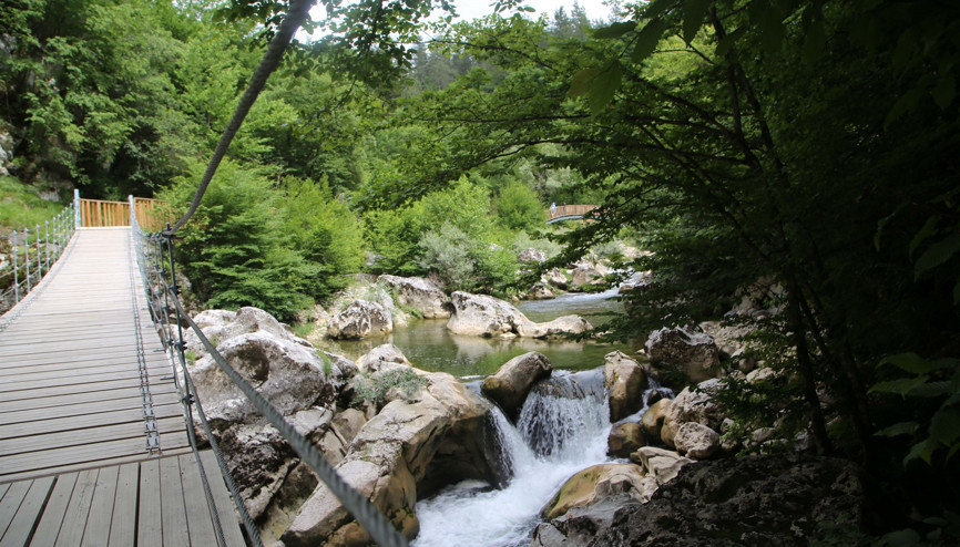 Horma Kanyonuna yapılan yeni yatırımlar hizmet için gün sayıyor