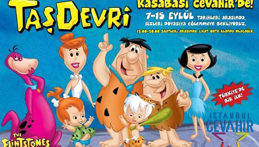 Taş Devri Ailesi Türkiyeye geliyor