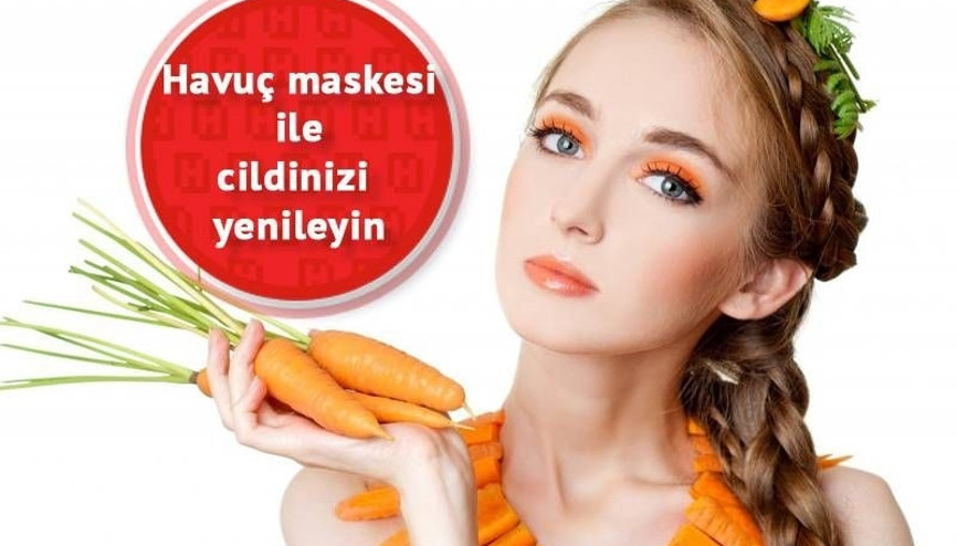 Havuç maskesiyle cildinizi baştan yaratın