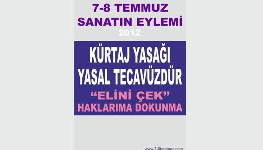 Kürtaj yasağına bir eylem de atölyelerden