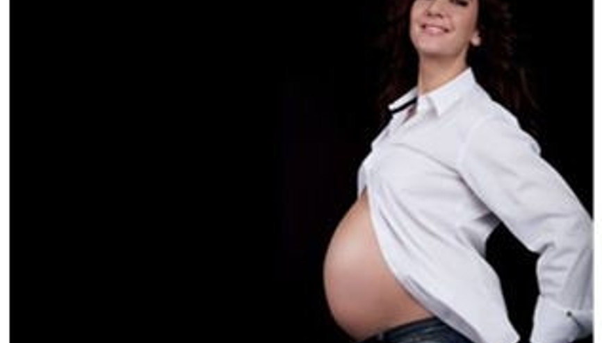 Ona ilk olarak anneciğin burada bebeğim dedim.