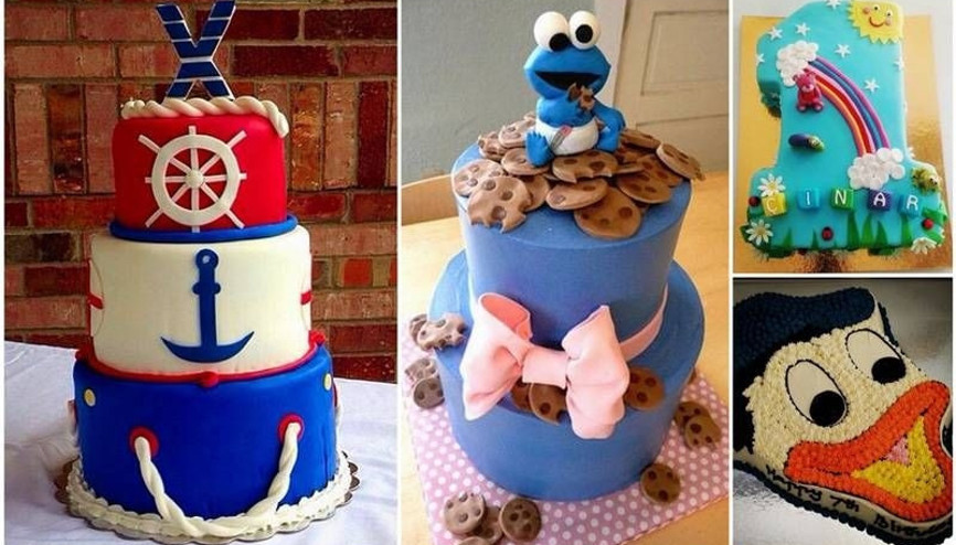 Çocuklar için en güzel doğum günü pastaları