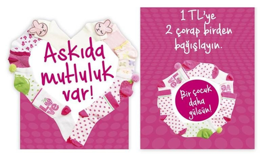 1 TL ile 60 bin çocuk sevinecek