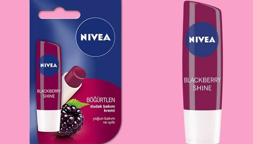 Böğürtlenli Yeni Nivea Lip Blackberry Shine
