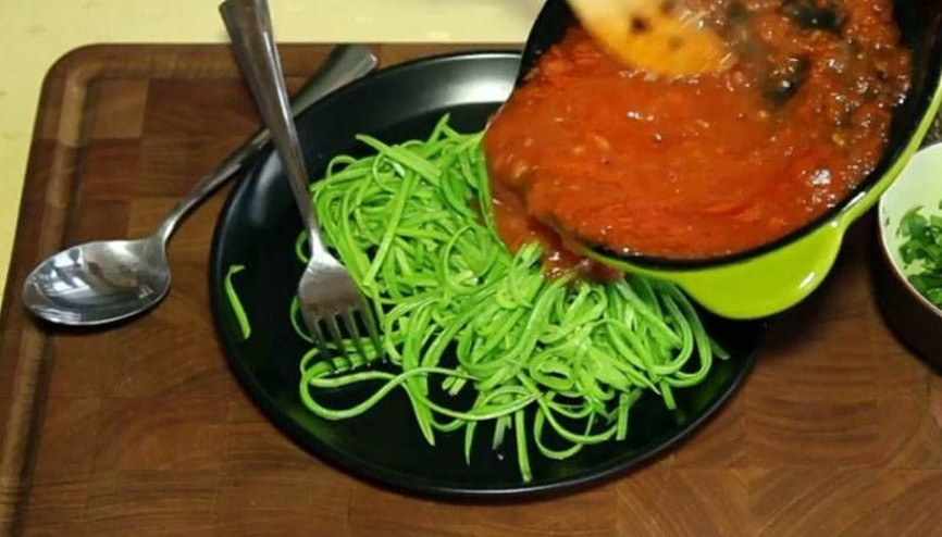 Hiç diyet spagetti yediniz mi