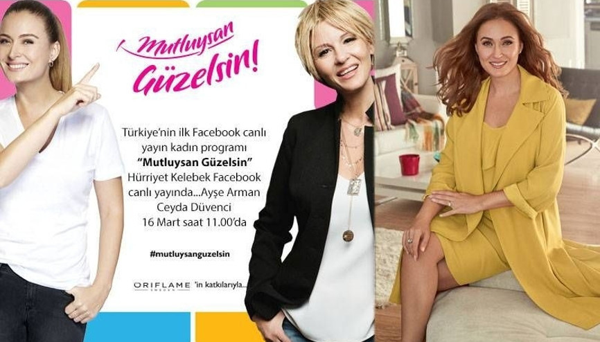 Türkiye’nin ilk canlı yayın Facebook kadın programı