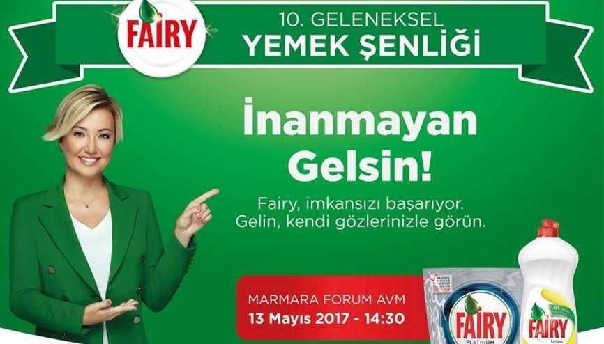 10. Geleneksel Fairy Yemek Şenliği start alıyor