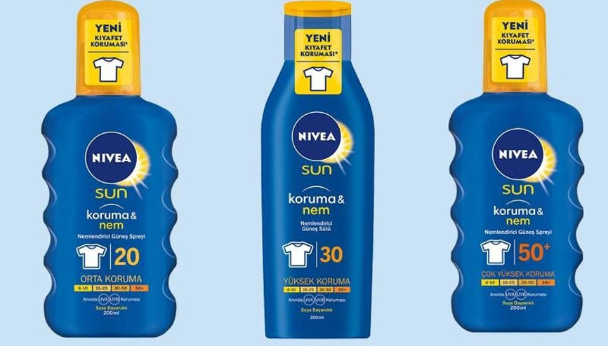 Nivea’dan kıyafet koruması sağlayan güneş kremi