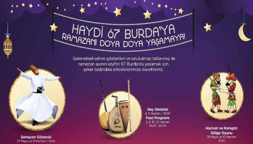 Ramazan ayının keyfi 67 Burda Avm’de yaşanacak