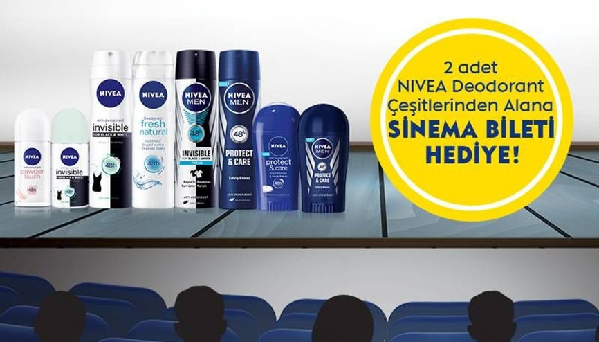 Nivea ile sinemaya keyfi yaşamaya var mısınız