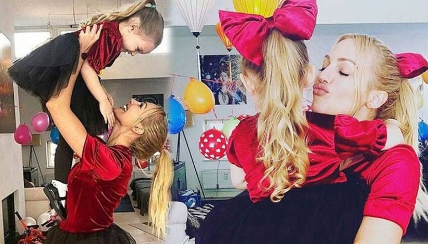 Meryem Uzerlinin kızı Lara 4 yaşına bastı