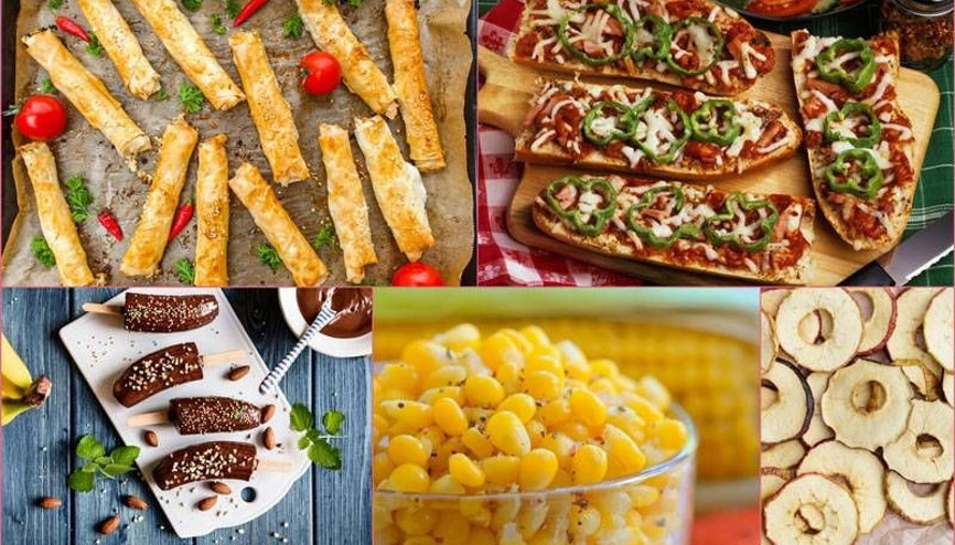 Ev yapımı 5 atıştırmalık tarif