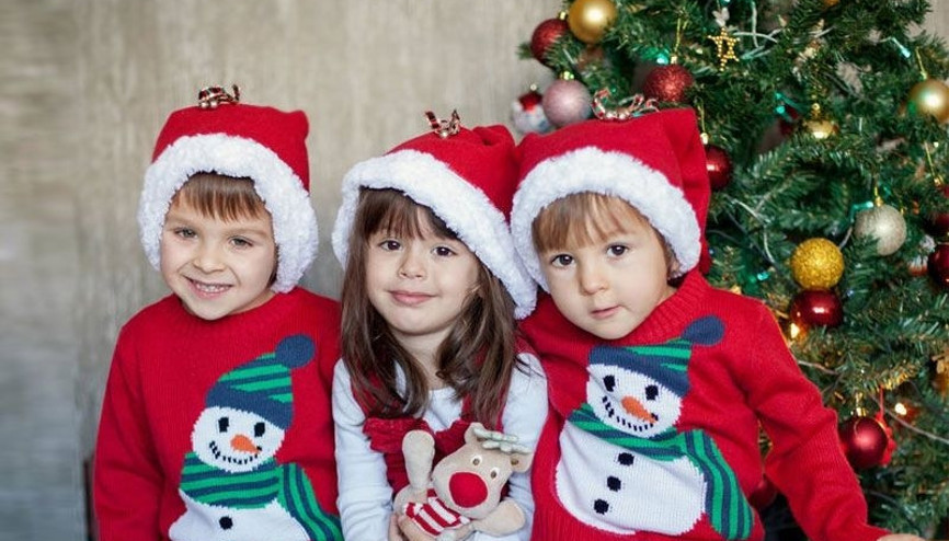 Çocuklar için yılbaşı partisi zamanı