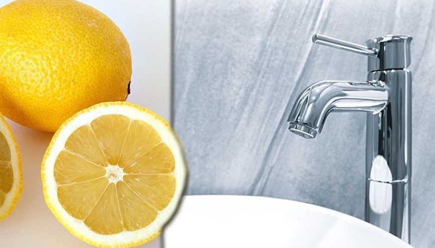 Banyo musluğu temizliği için pratik yöntem