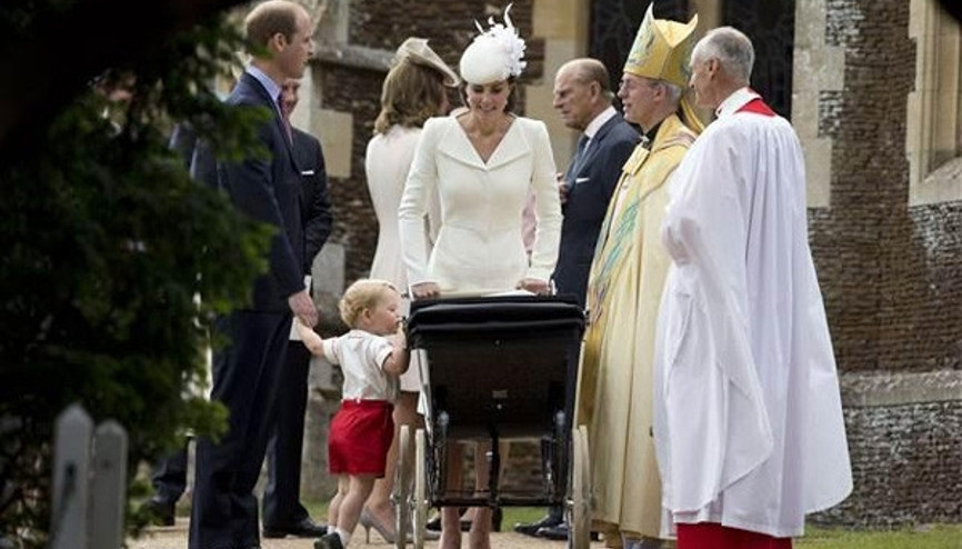 Prenses Charlotte Elizabeth Diananın görkemli vaftiz töreni