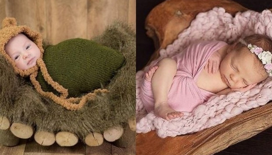 En tatlı halleriyle bebeklerin kundaktaki fotoğrafları