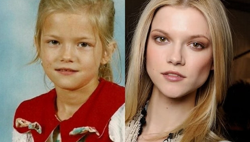 Ünlü modellerin çocukluk fotoğrafları