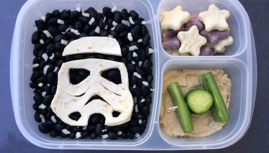 Star Wars temalı beslenme çantası menüleri