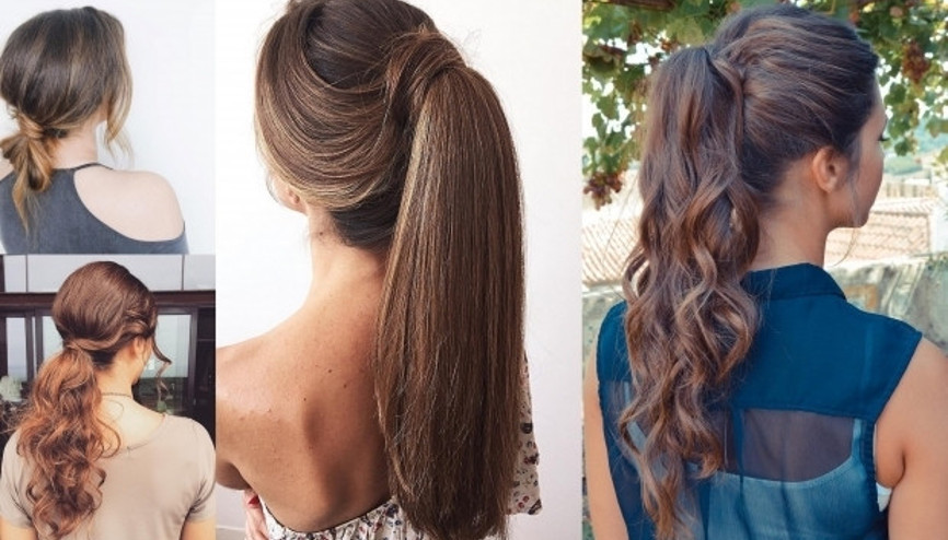 ​Toplu saç modellerini sevenlere 10 at kuyruğu modeli