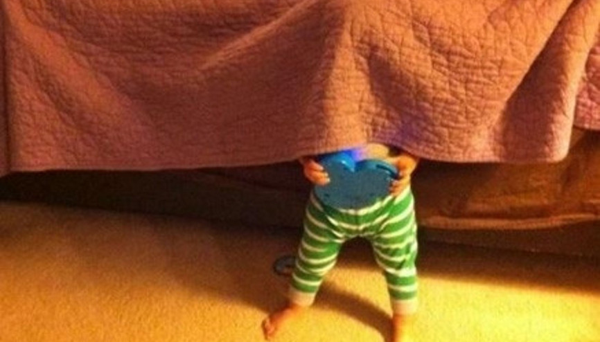 Saklanmayı pek beceremeyen 19 çocuk