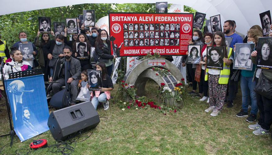 Madımak ‘can’larına Londra’da anma töreni Madımak ‘can’larına Londra’da anma töreni