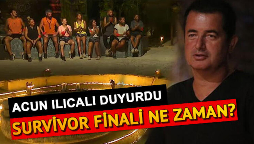 Survivor ne zaman bitecek Survivor final tarihini Acun Ilıcalı açıkladı