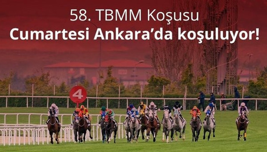 At yarışlarında 58. TBMM Kupası Koşusu Ankarada yapılacak