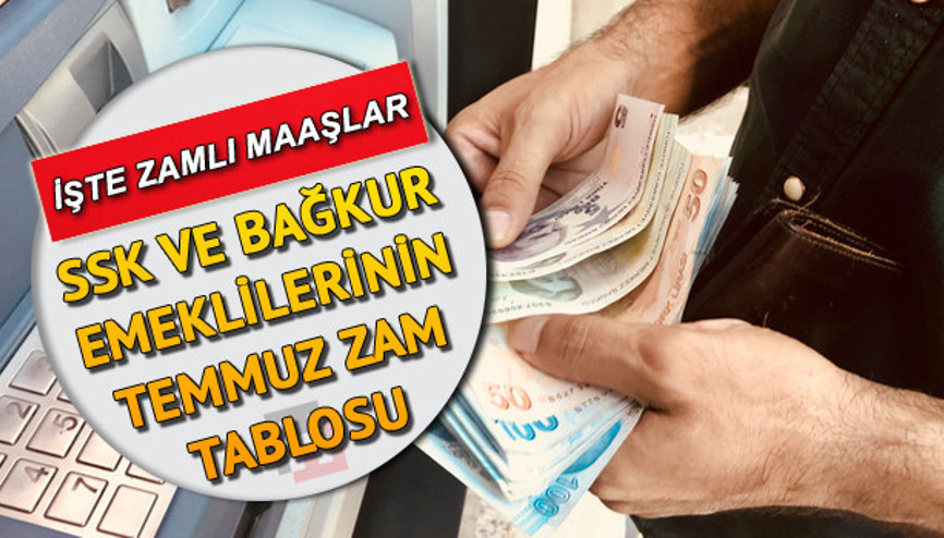 Emekli ve memur maşlarına ne kadar zam yapıldı Emekli zam farkları ne zaman yatacak İşte 2020 emekli maaşı ve ikramiye hesaplama tablosu