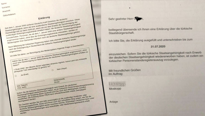 ‘İzinsiz Türk vatandaşlığı aldın mı’ ‘İzinsiz Türk vatandaşlığı aldın mı’