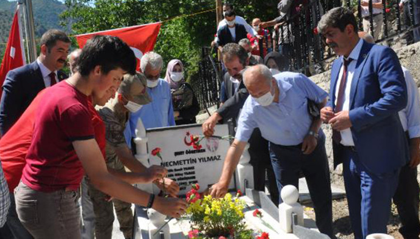 Şehit Necmettin öğretmen, anıldı