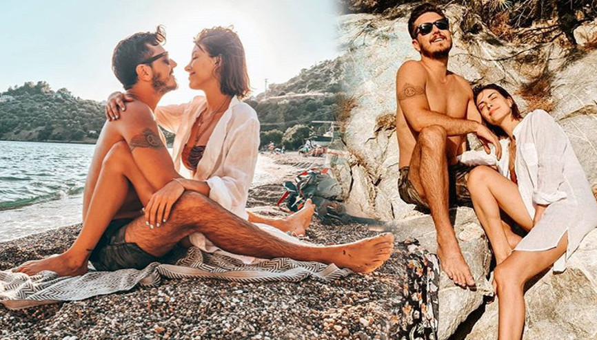 Deniz Baysal ile Barış Yurtçu tatilde