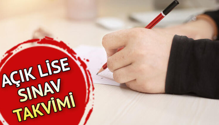 Açık öğretim lise sınavları ne zaman MEB 2. dönem AÖL sınav takvimi