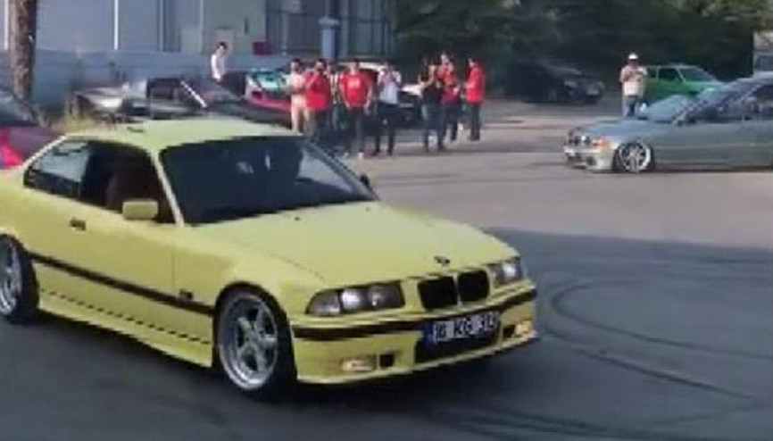 Bursada 3 kişiye 18 bin TL drift cezası
