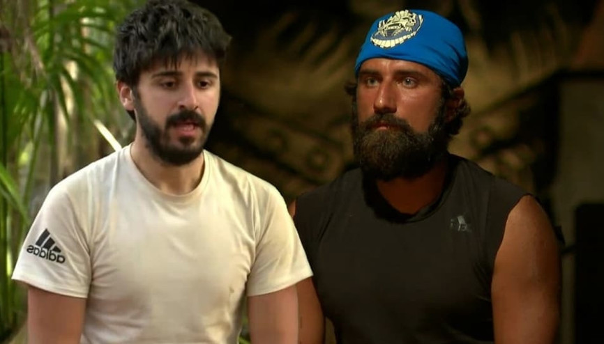 Survivor yarışmacıları Yasin ile Tayfun birbirine girdi: Seni adam sandım ama baban haklıymış