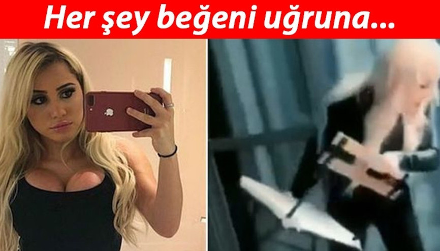 Her şey beğeni uğruna... Canlı yayında öyle bir şey yaptı ki